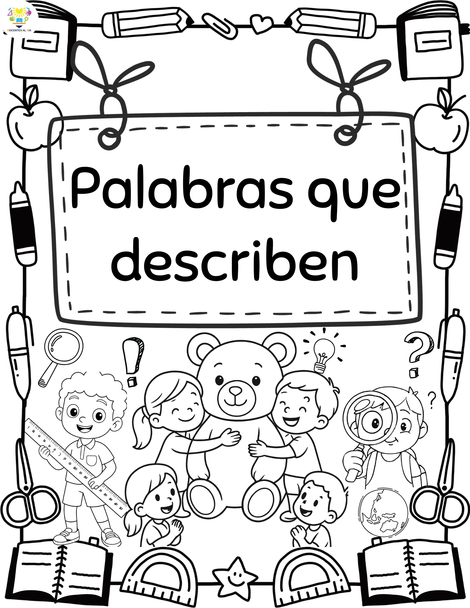 Palabras que describen