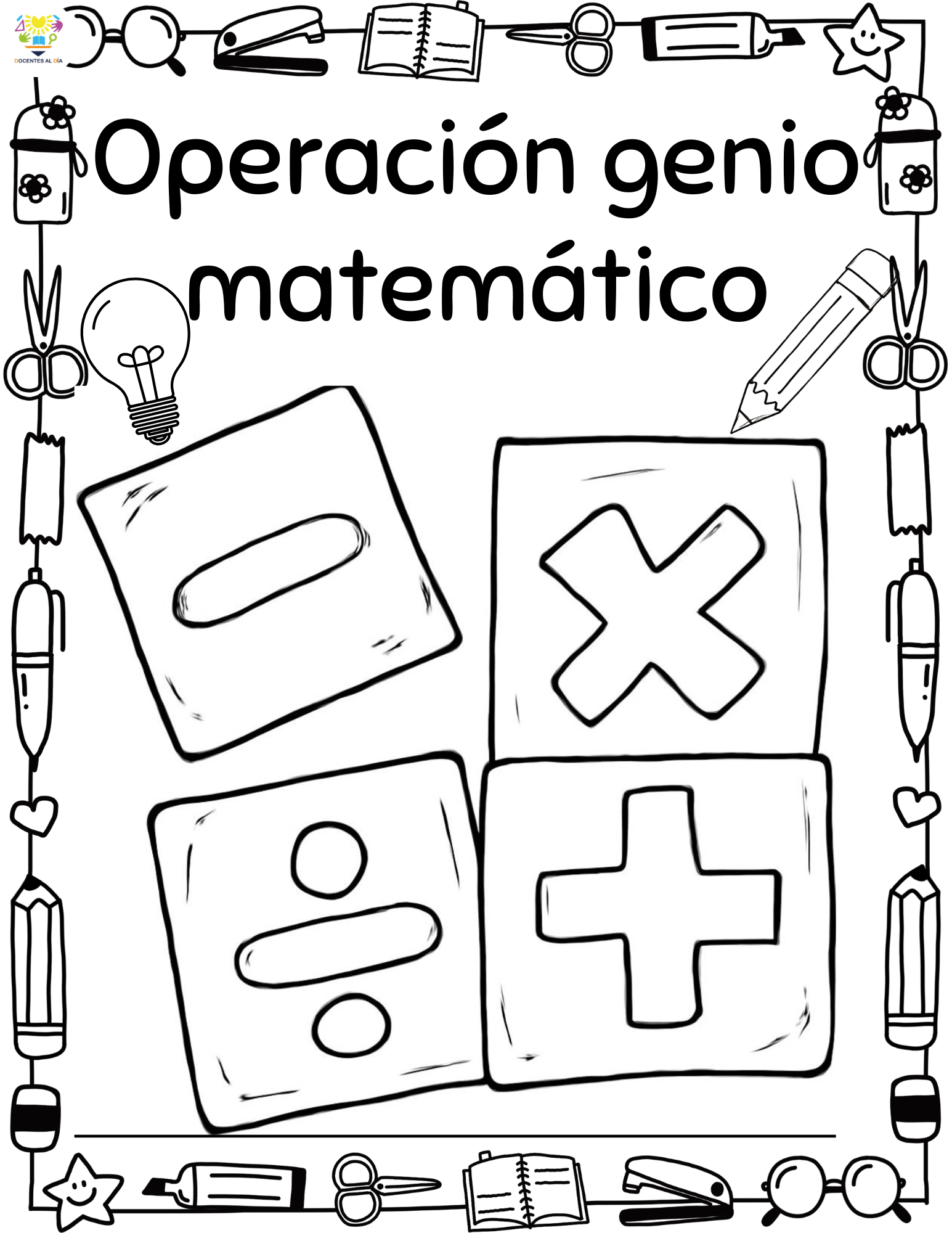 Operación genio matemático