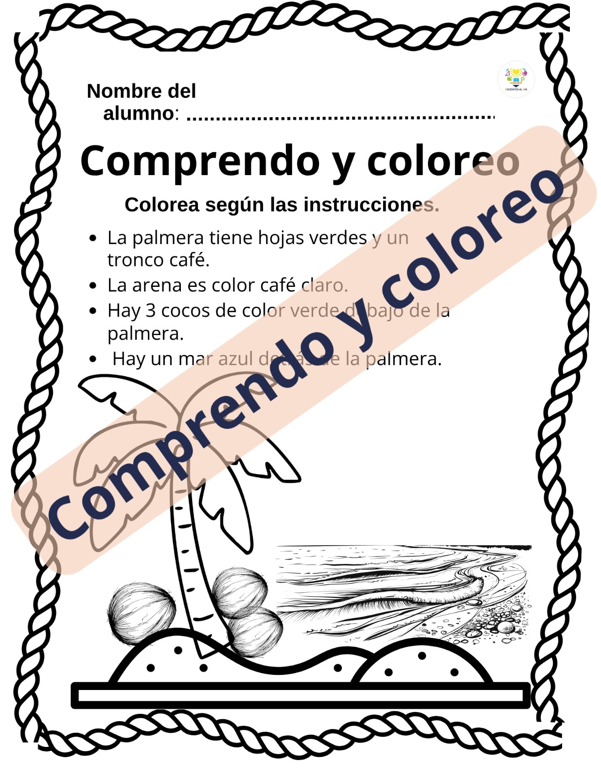 Comprendo y coloreo
