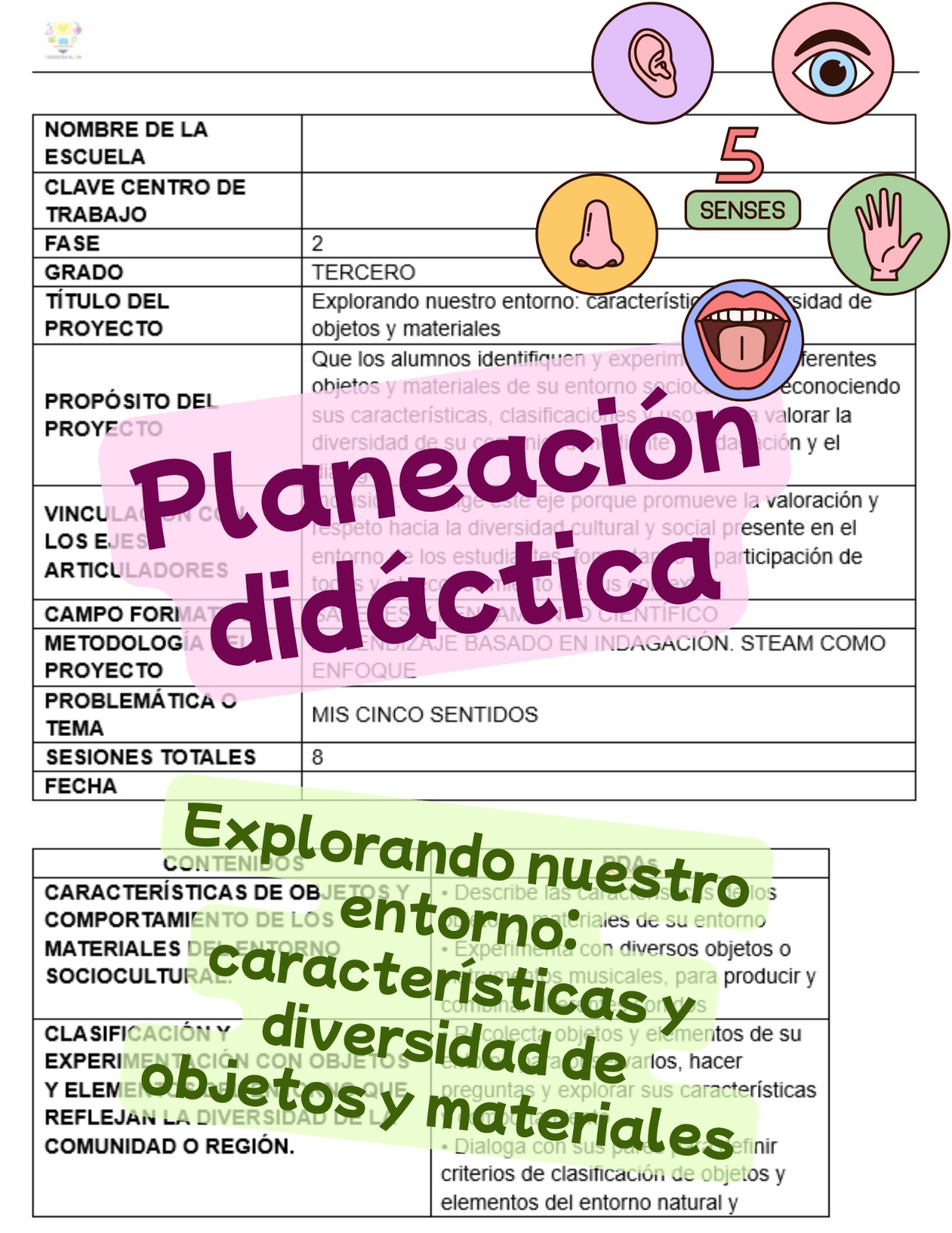Explorando nuestro entorno: características y diversidad de objetos y materiales