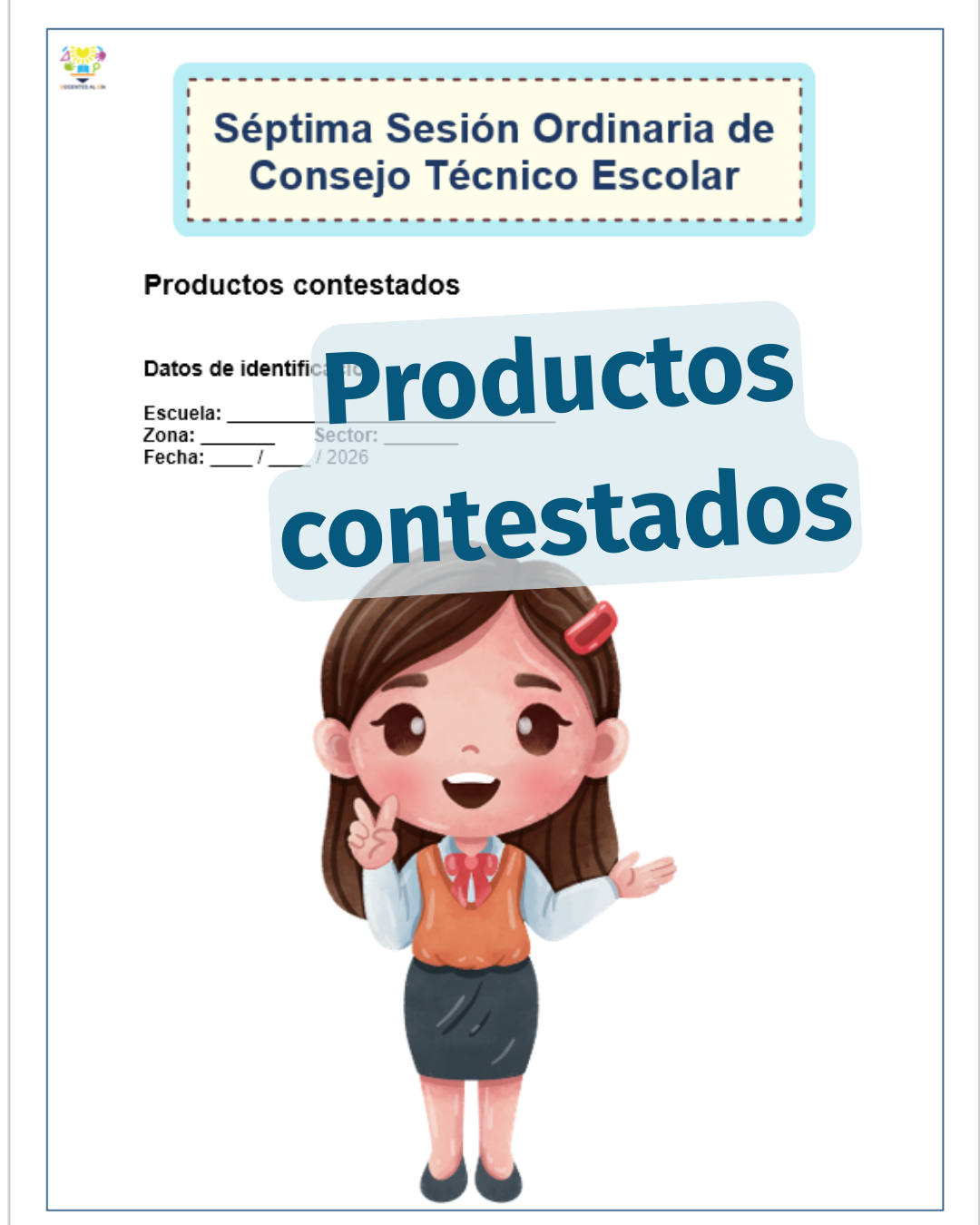 Productos contestados Séptima Sesión Ordinaria de CTE 2026
