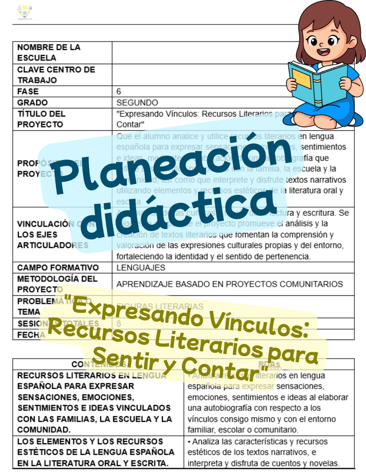 Expresando Vínculos: Recursos Literarios para Sentir y Contar