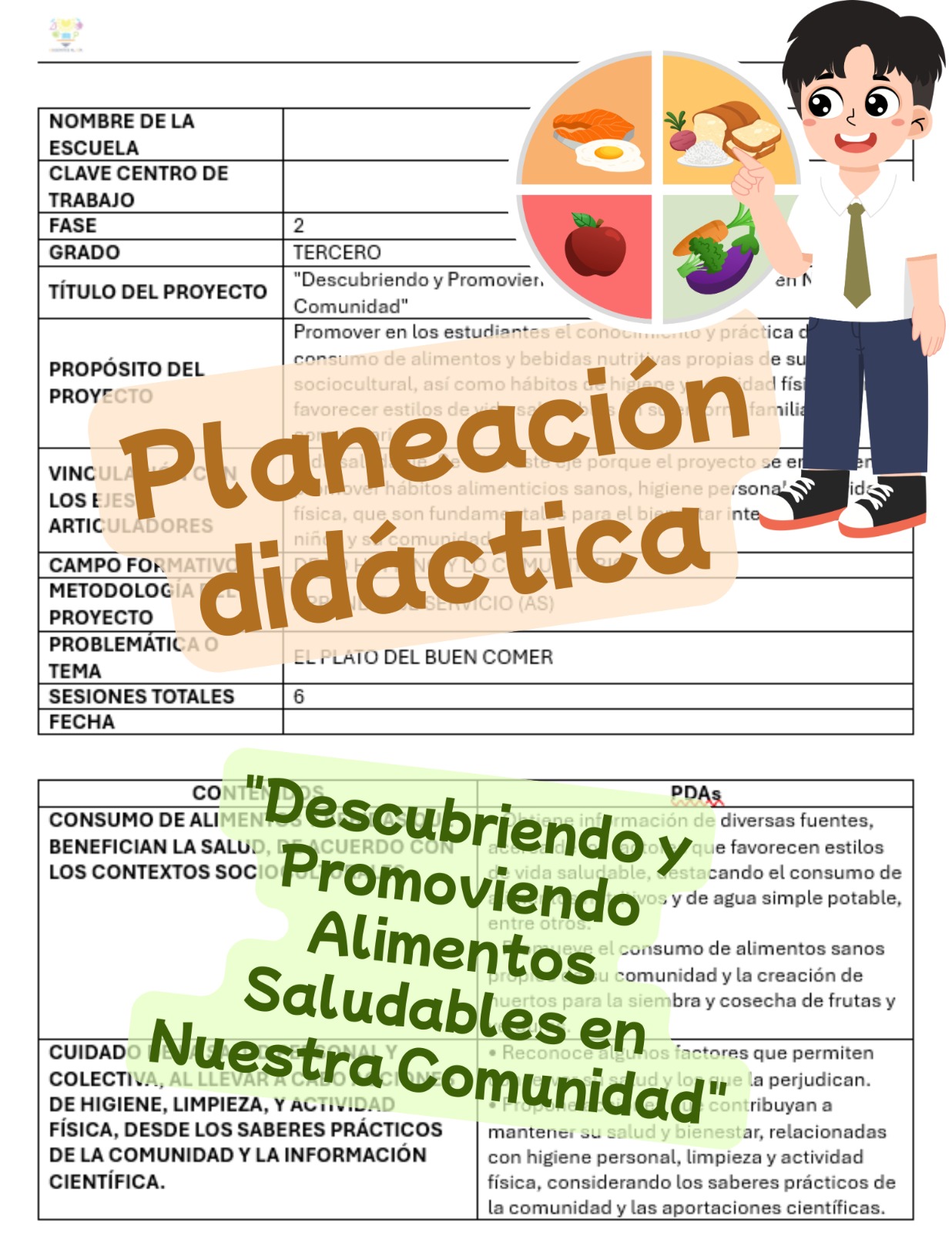Descubriendo y Promoviendo Alimentos Saludables en Nuestra Comunidad