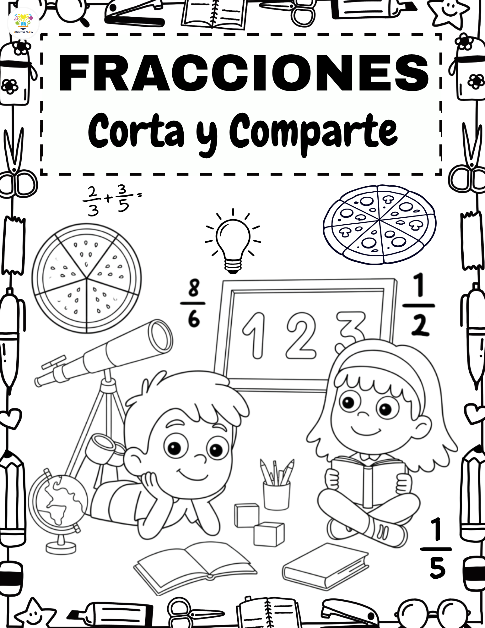 Fracciones: corta y comparte