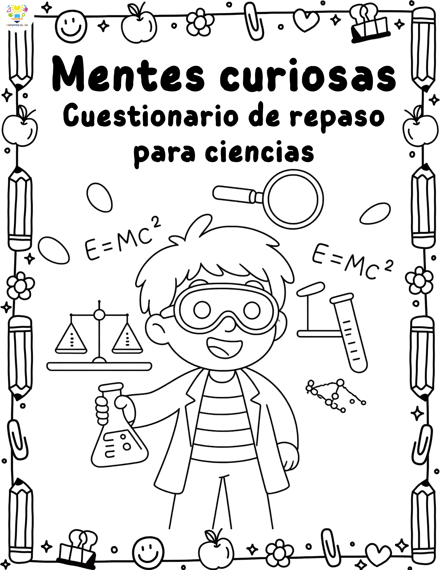 Mentes curiosas: Cuestionario de repaso para ciencias