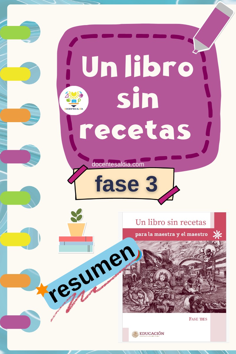 Un libro sin recetas: resumen de estudio para docentes