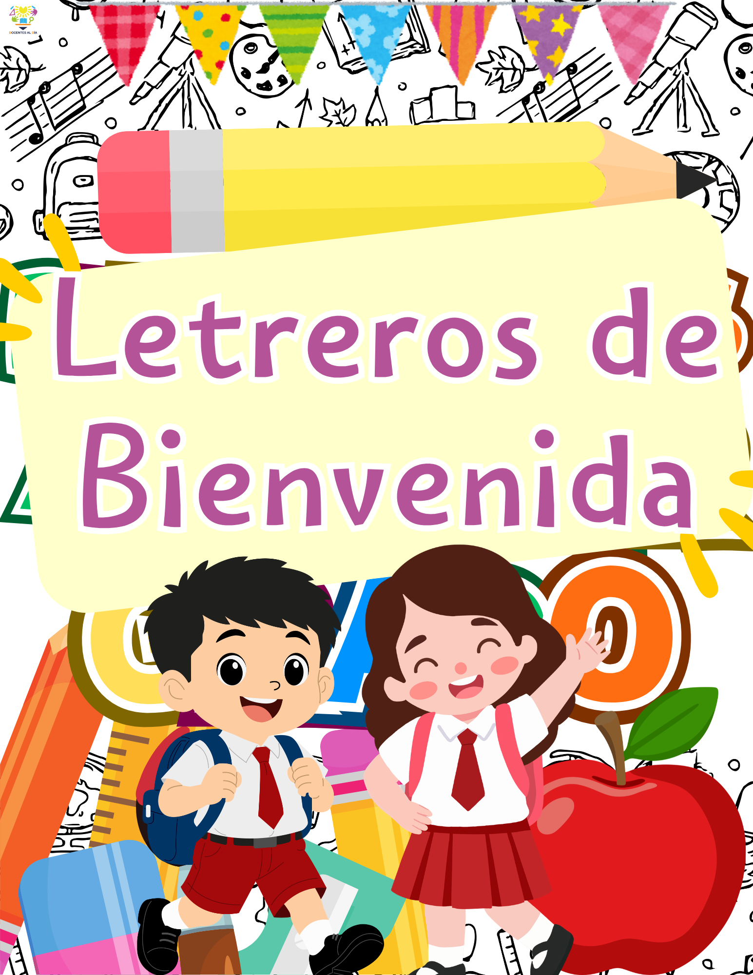 Carteles de bienvenida por grado