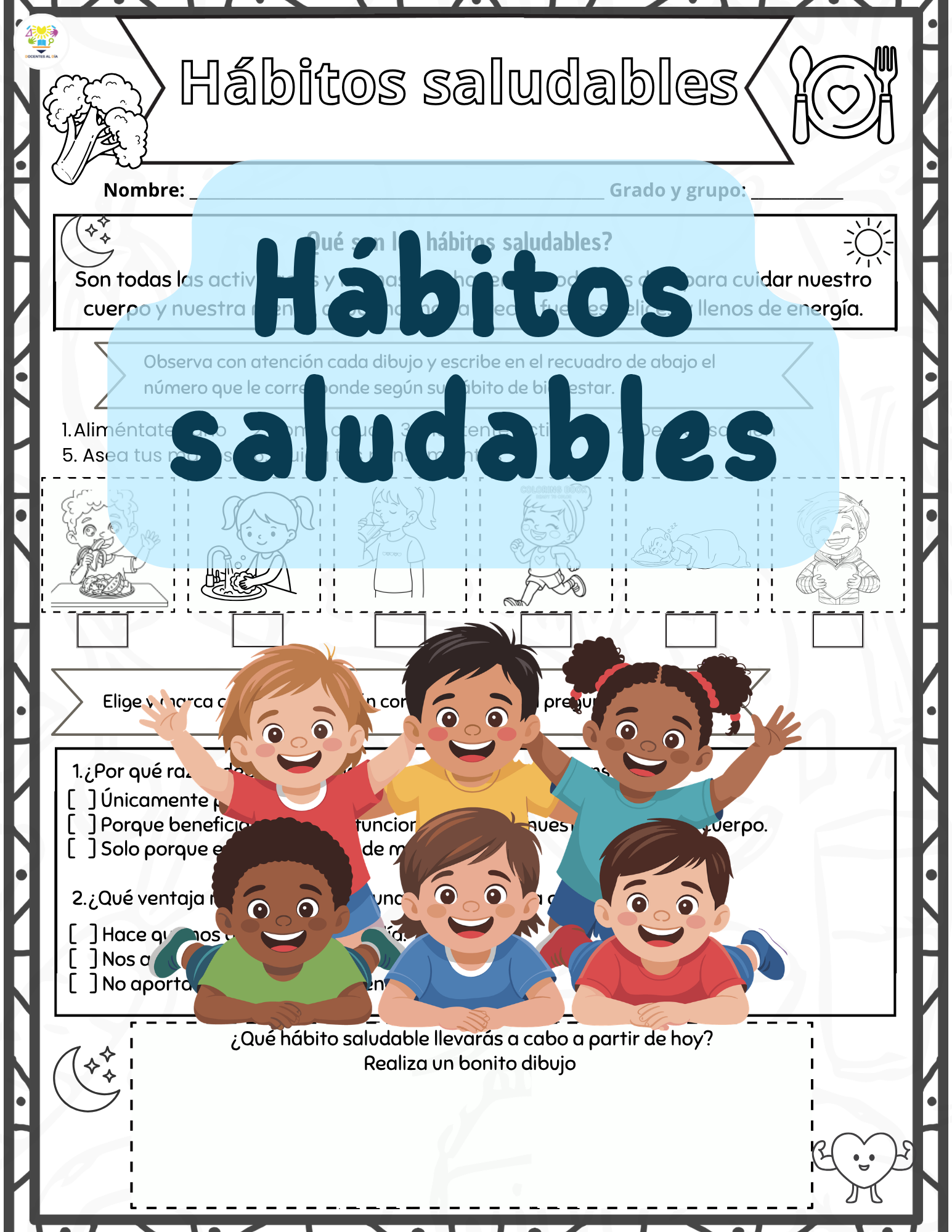 Cuido mi cuerpo y mi mente: hábitos saludables