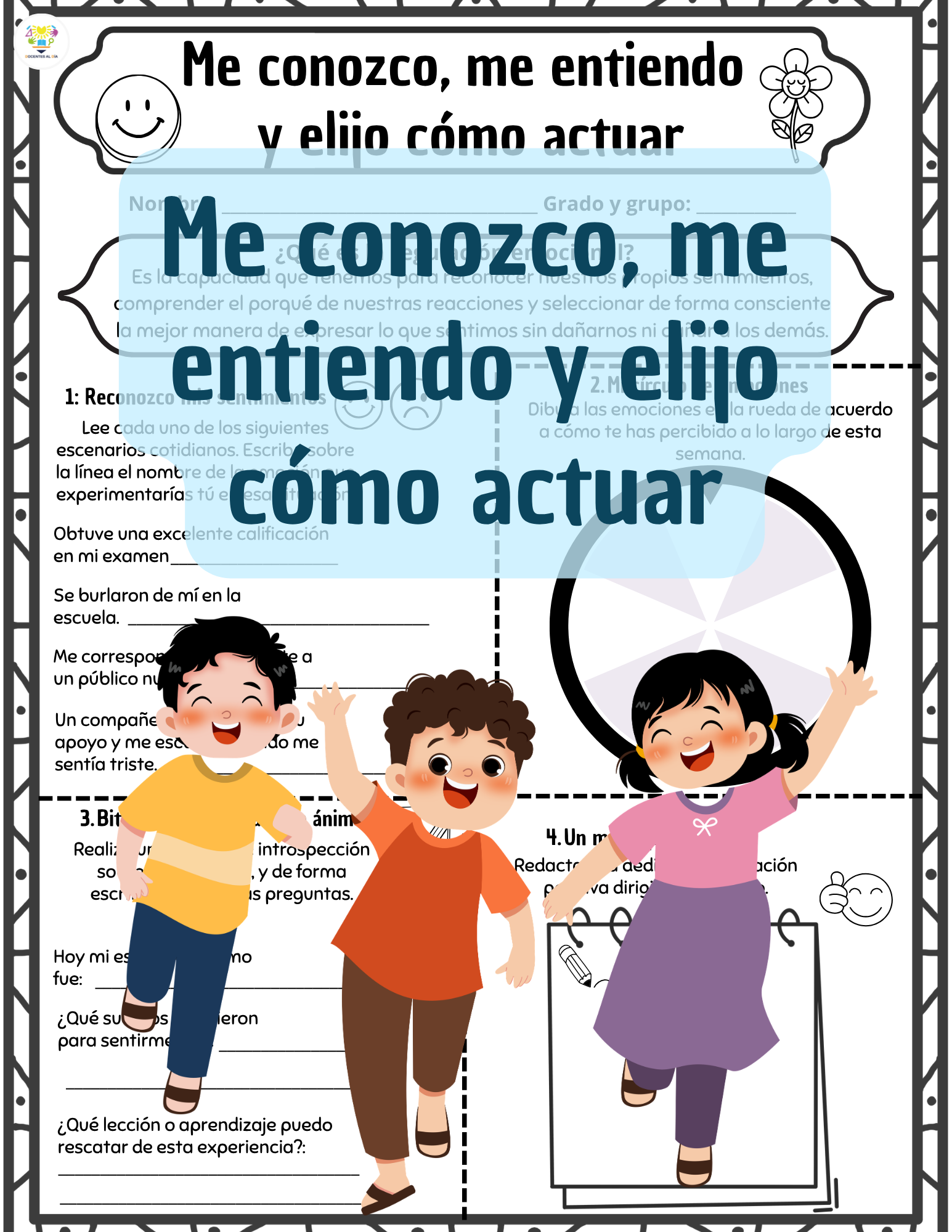Reconozco mis emociones y elijo cómo actuar