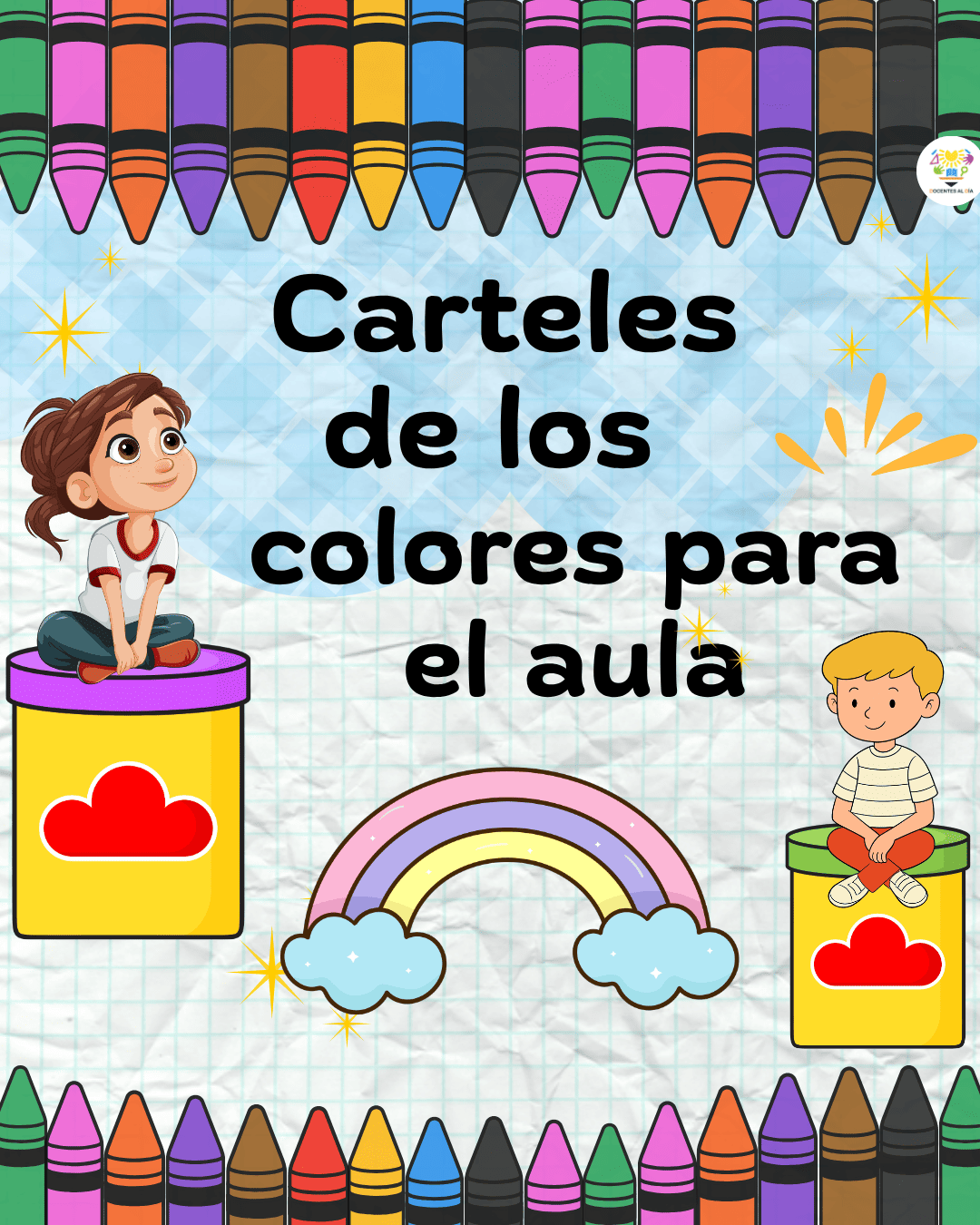 Carteles de los colores para el aula