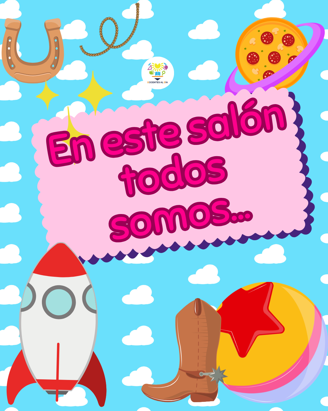 Todos somos valiosos: carteles para el aula