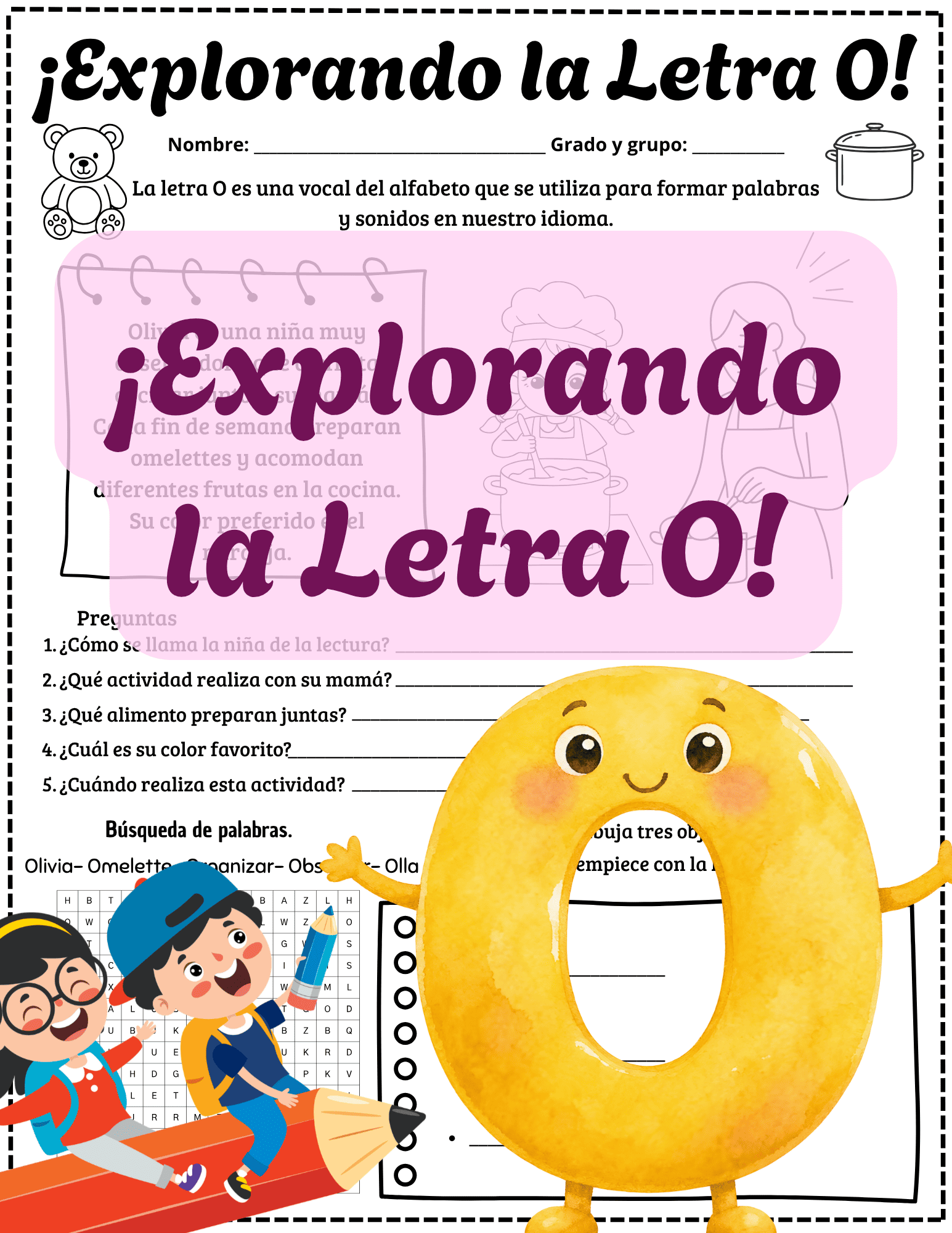 ¡Explorando la letra O!