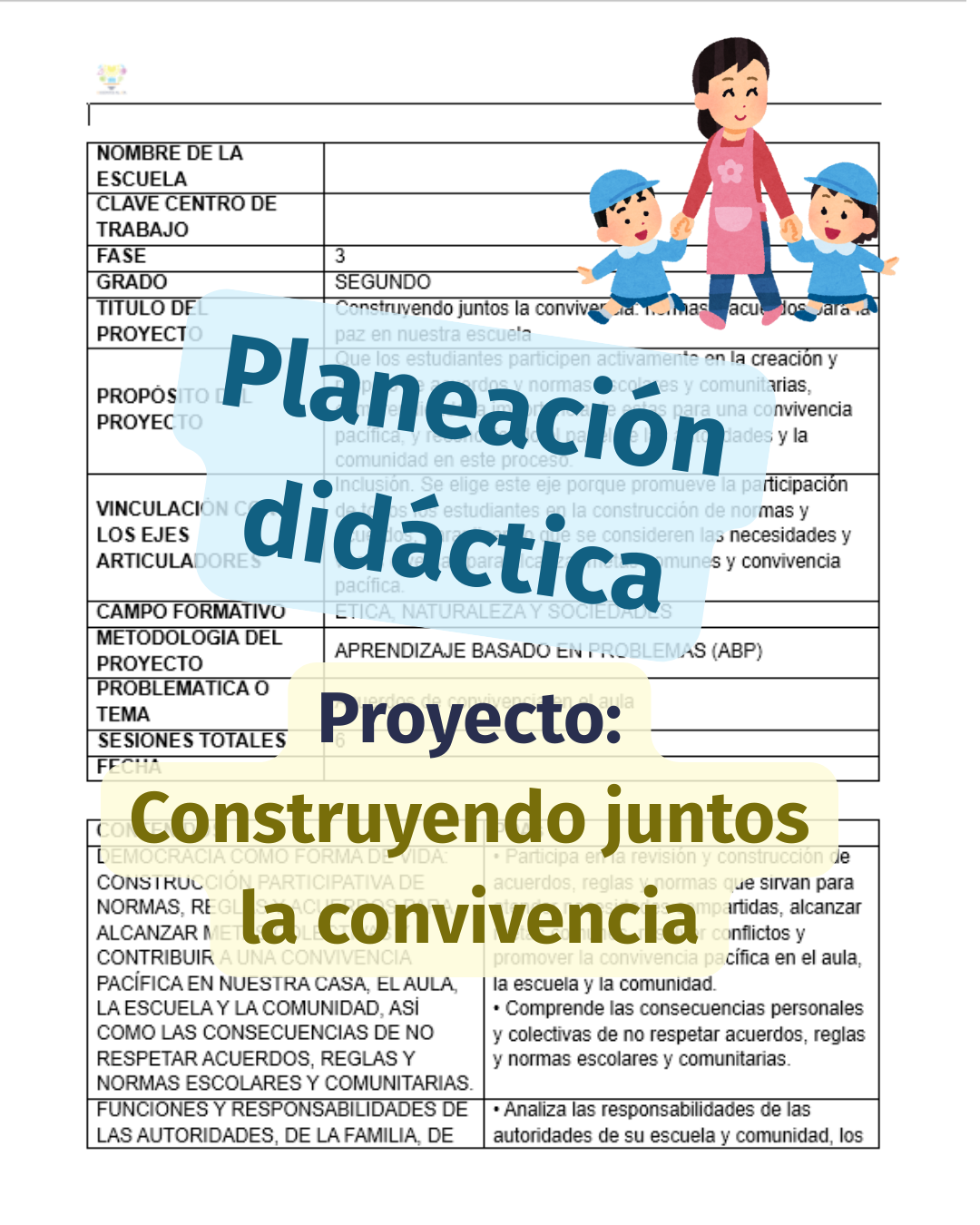 Proyecto de acuerdos de convivencia
