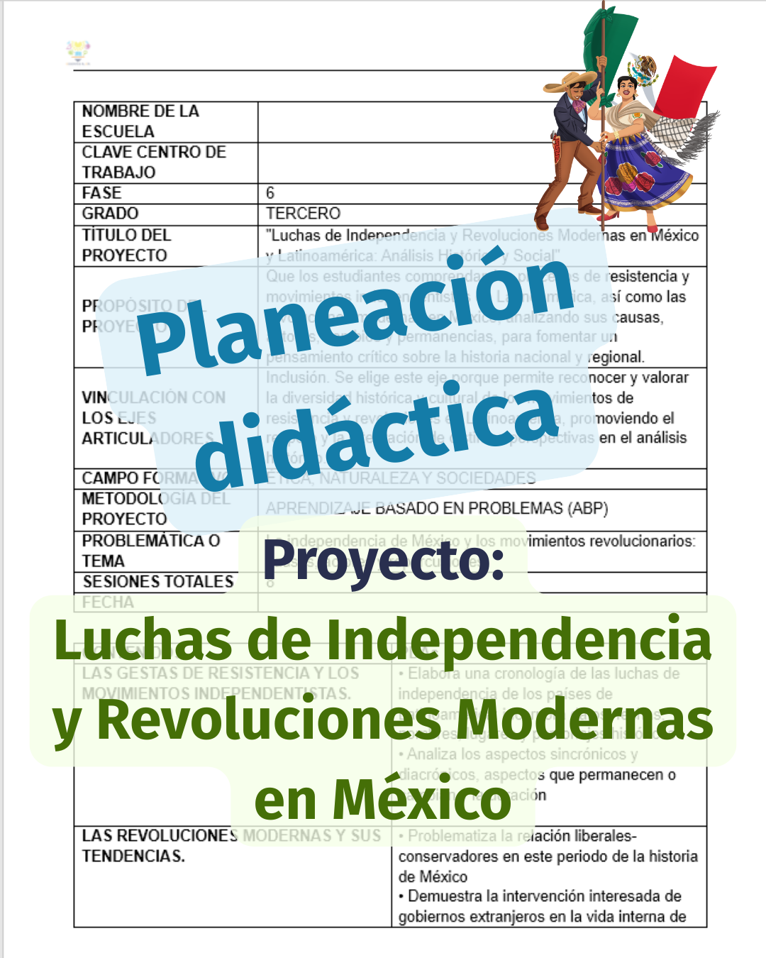 Independencia y revoluciones en México