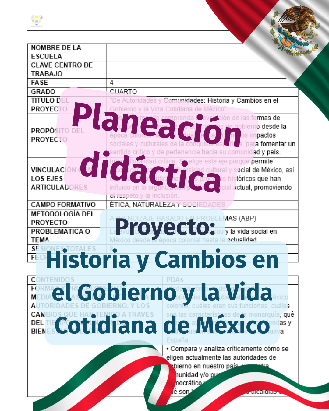 Proyecto sobre el México colonial y las formas de gobierno