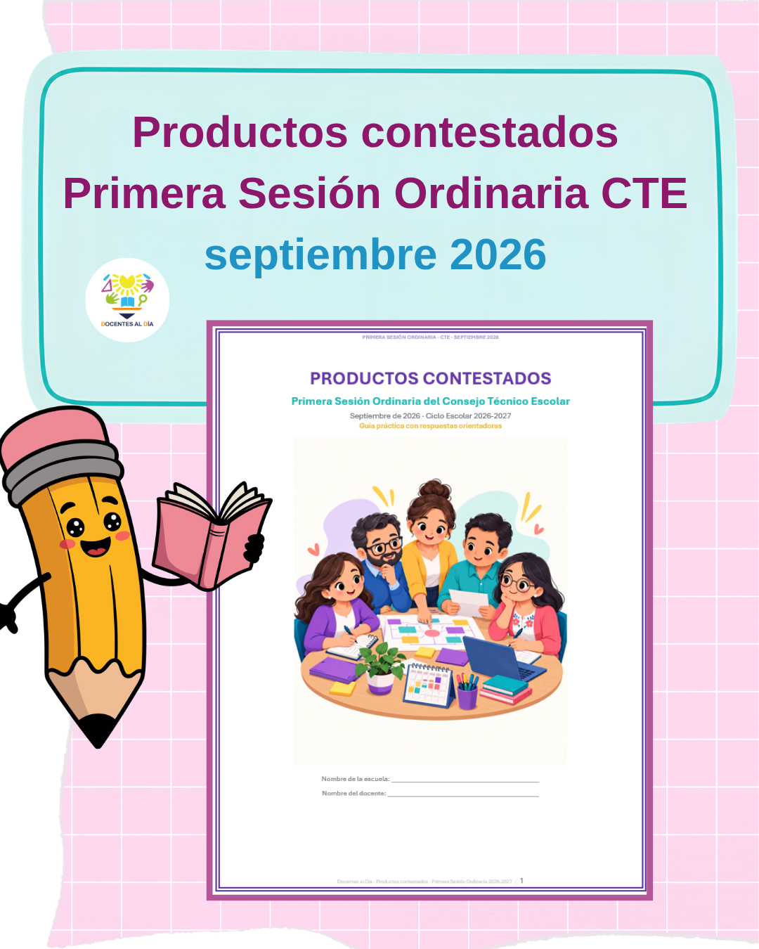 Productos contestados Primera Sesión Ordinaria CTE septiembre 2026