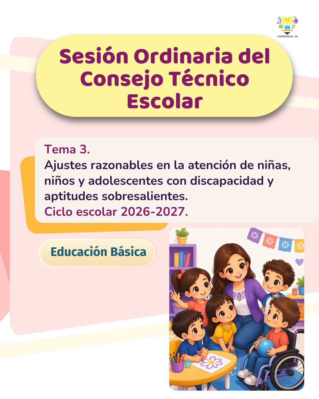Tema 3. Ajustes razonables en la atención de niñas, niños y adolescentes con discapacidad y aptitudes sobresalientes