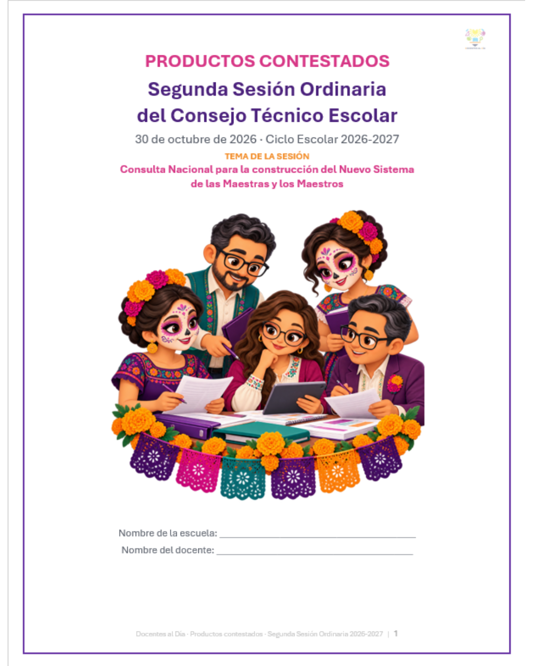 Productos contestados de la Segunda Sesión Ordinaria del CTE octubre 2026