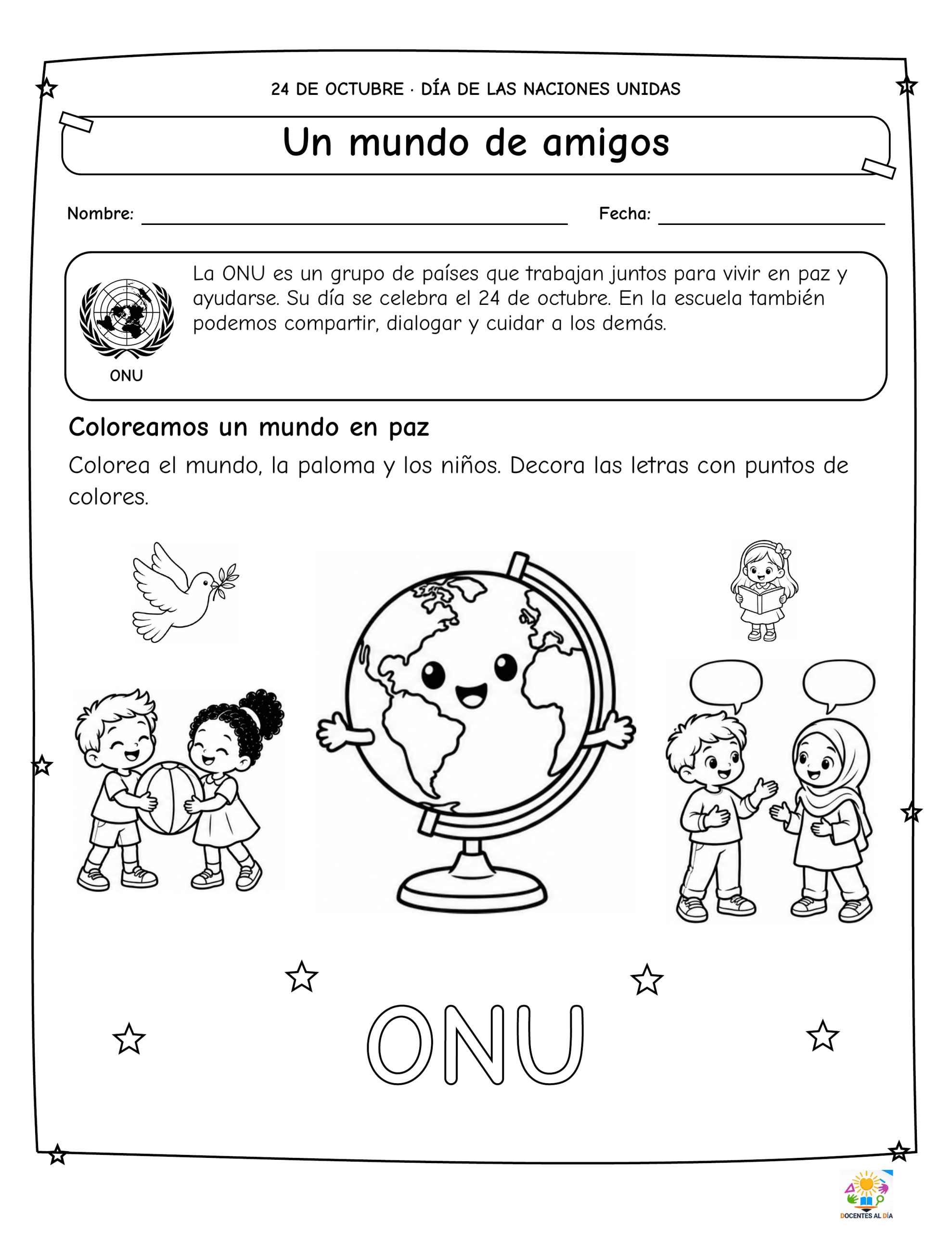 Día de las Naciones Unidas: Un mundo de amigos