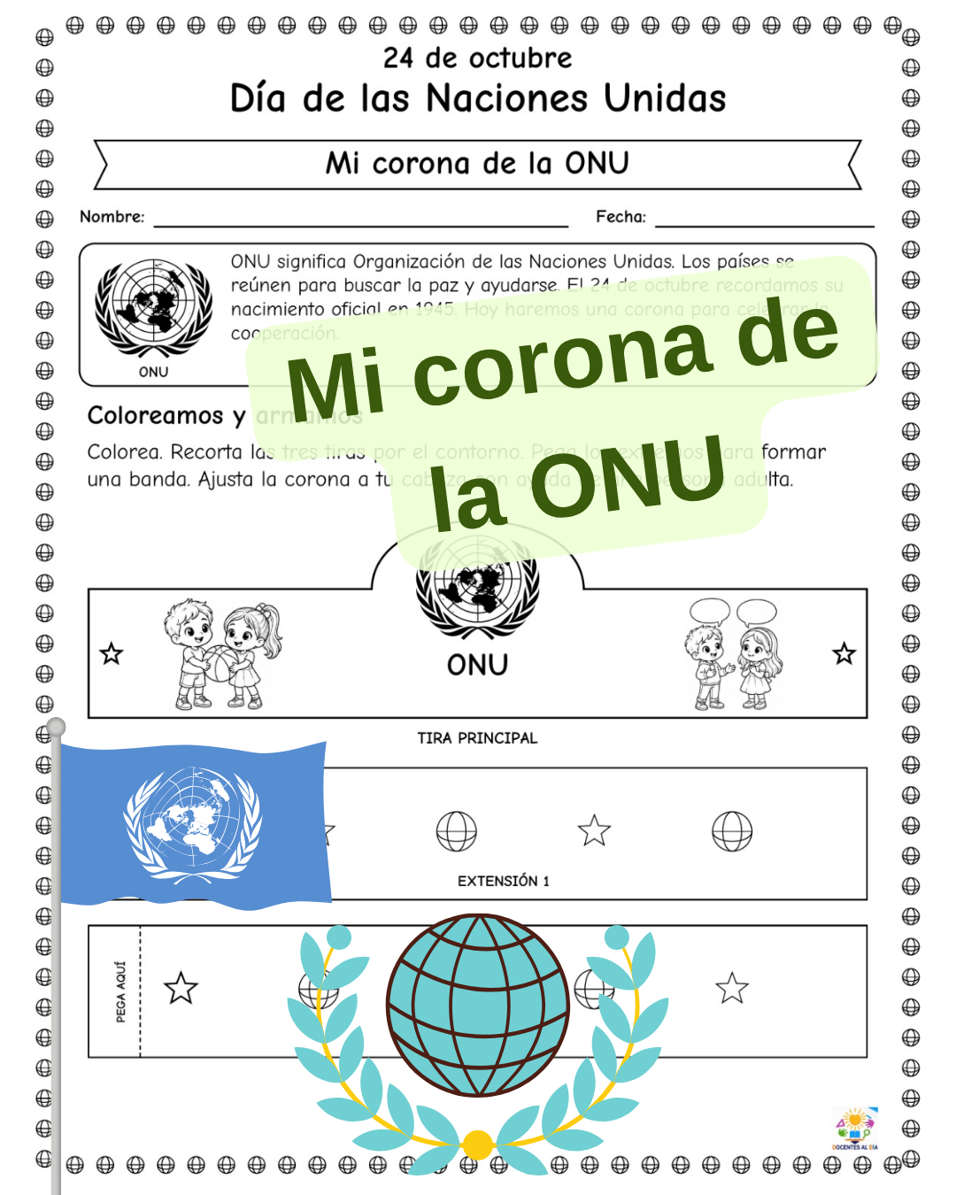 Mi corona de la ONU