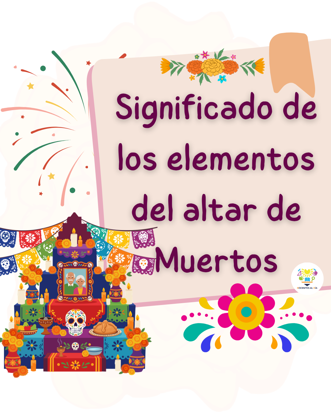 Significado de los elementos del altar de Muertos